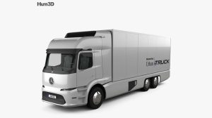 مدل سه بعدی کامیون مرسدس Mercedes Urban eTruck
