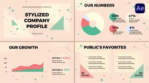 پروژه افترافکت اسلایدشو شرکتی Stylized Corporate Slideshow