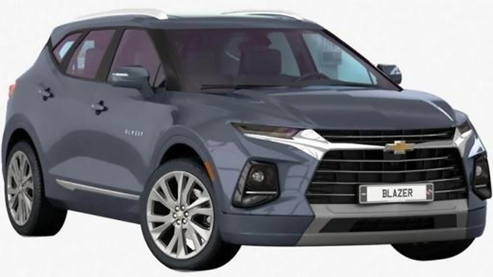مدل سه بعدی خودرو شورلت Chevrolet Blazer Premier 2019