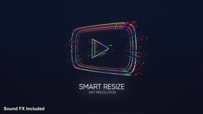 پروژه افترافکت نمایش لوگو گلیچ Glitch Logo