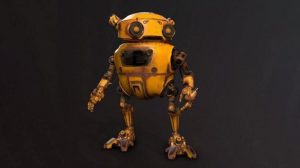 مدل سه بعدی کاراکتر ربات The Robot