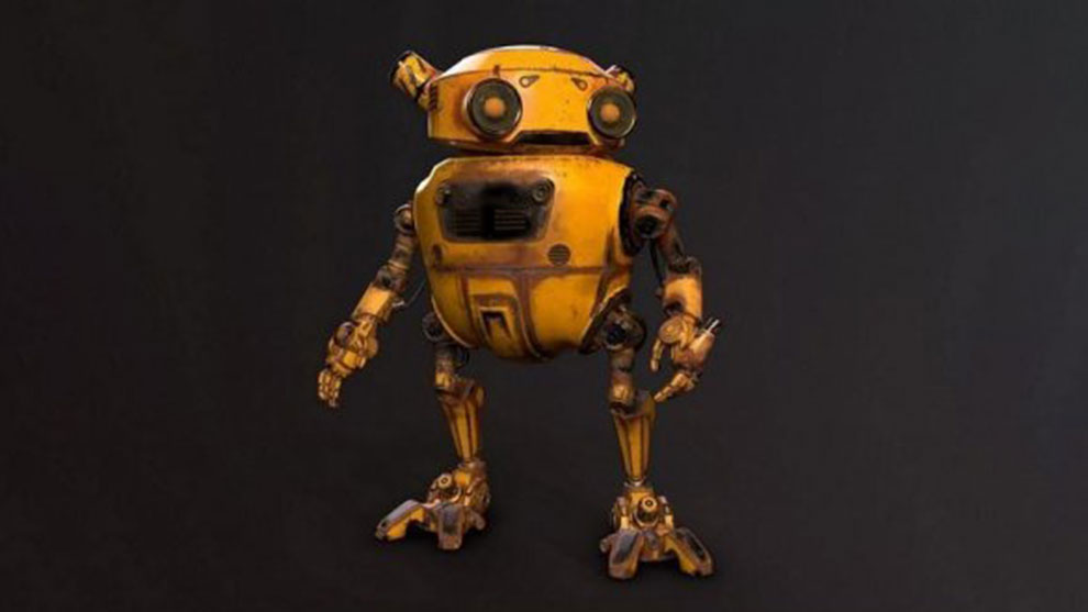 مدل سه بعدی کاراکتر ربات The Robot