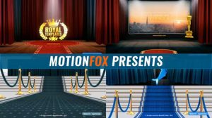 پروژه افترافکت افتتاحیه مراسم جوایز Awards Show Curtain Opener