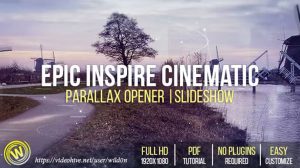 پروژه افترافکت افتتاحیه پارالکس سینمایی Epic Inspire Cinematic Opener