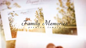 پروژه افترافکت اسلایدشو عکس Family Memories