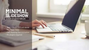 پروژه افترافکت اسلایدشو مینیمال Minimal Slideshow