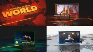پروژه افترافکت نمایش تاریخچه Storyline Worlds History
