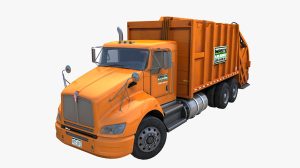 مدل سه بعدی کامیون صنعتی Industrial Garbage Truck