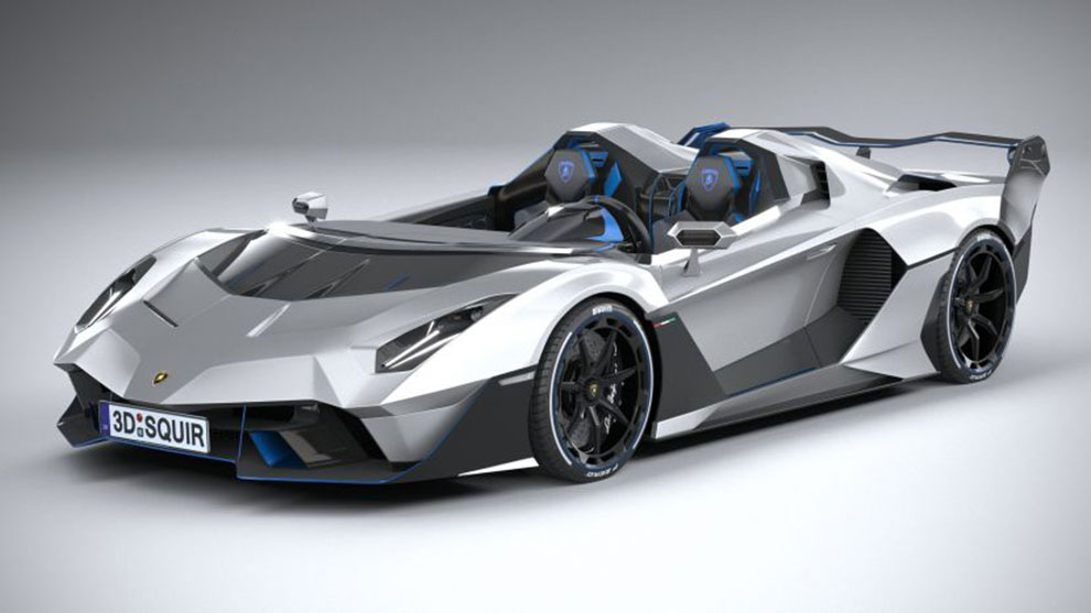 مدل سه بعدی خودرو لامبورگینی Lamborghini SC20 2020