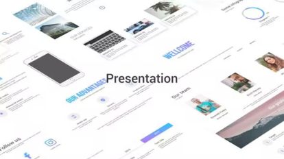 پروژه افترافکت پرزنتیشن مینیمال Minimal Presentation