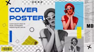 پروژه افترافکت اسلایدشو فشن Paper Opener Fashion Poster Slideshow