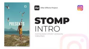 پروژه افترافکت اینترو اینستاگرام Stomp Intro Instagram