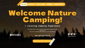 پروژه افترافکت اسلایدشو گردشگری Traveling and Camping Slideshow
