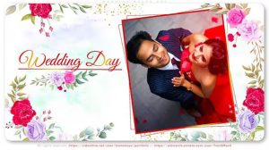 پروژه افترافکت افتتاحیه روز عروسی Wedding Roses Day