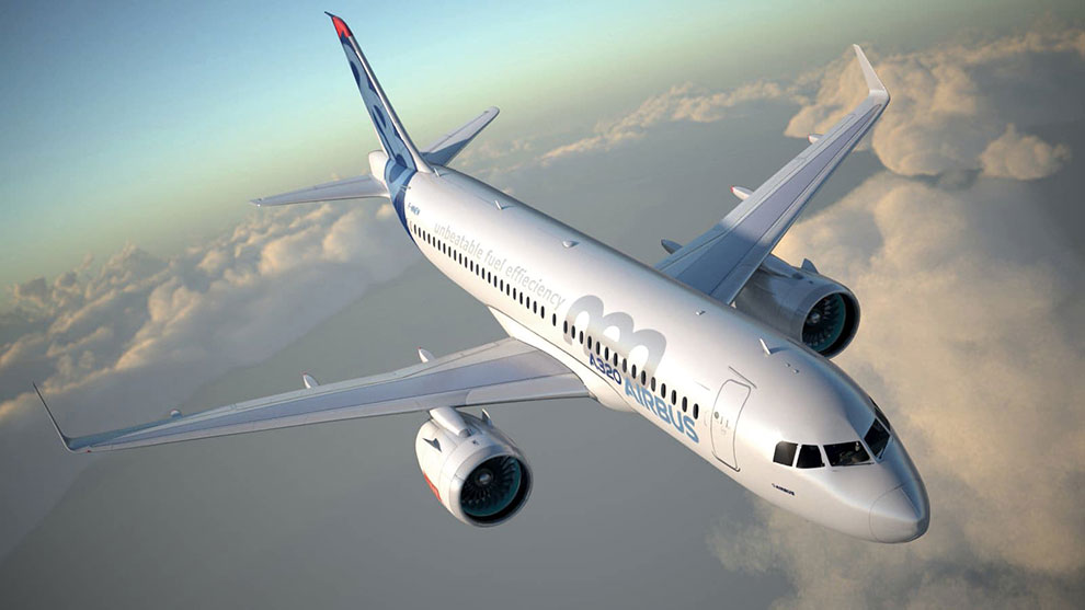 مدل سه بعدی هواپیما ایرباس Airbus A320 Neo