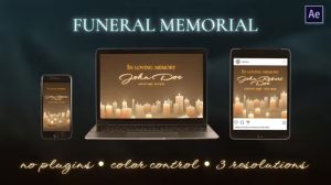 پروژه افترافکت تیزر یادبود ترحیم Funeral Memorial