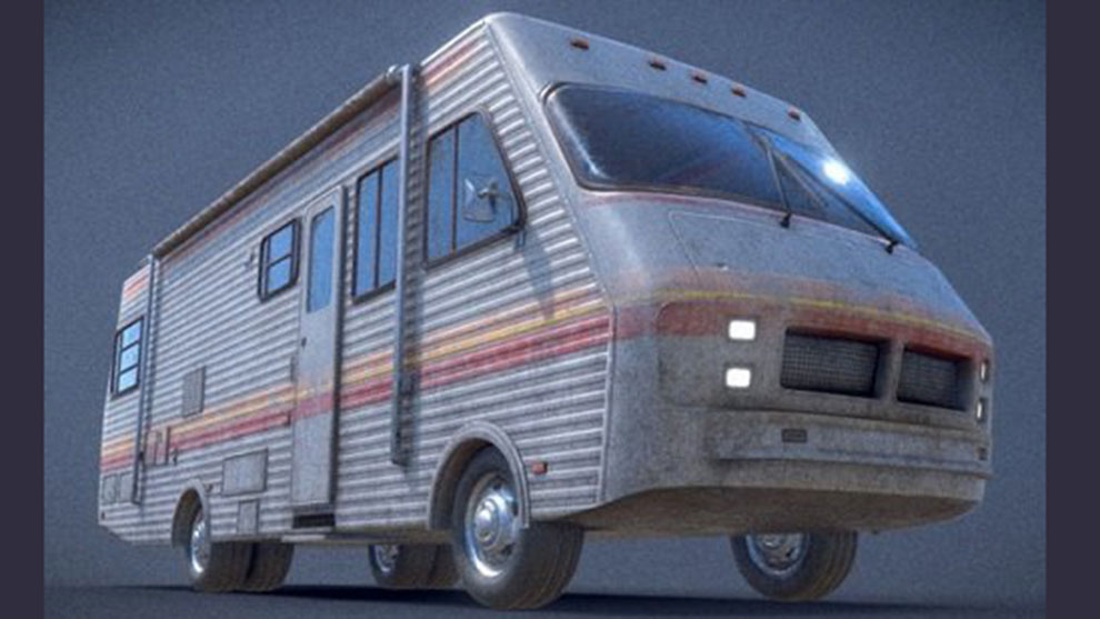 مدل سه بعدی خودرو ون Breaking Bad RV