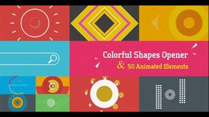 پروژه افترافکت افتتاحیه رنگارنگ Colorful Opener