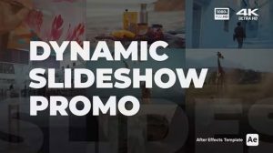 پروژه افترافکت اسلایدشو عکس Dynamic Slideshow Promo