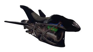 مدل سه بعدی موتور سیکلت هوایی Fly Motorcycles