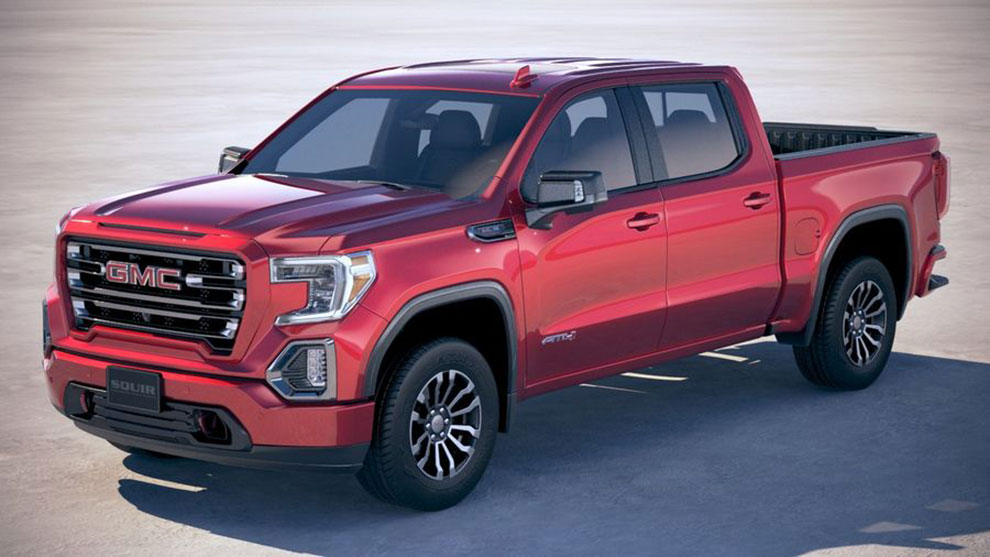 مدل سه بعدی خودرو جی ام سی GMC Sierra AT4 2020