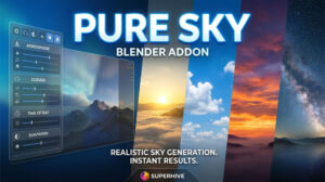 افزونه بلندر Pure Sky Pro