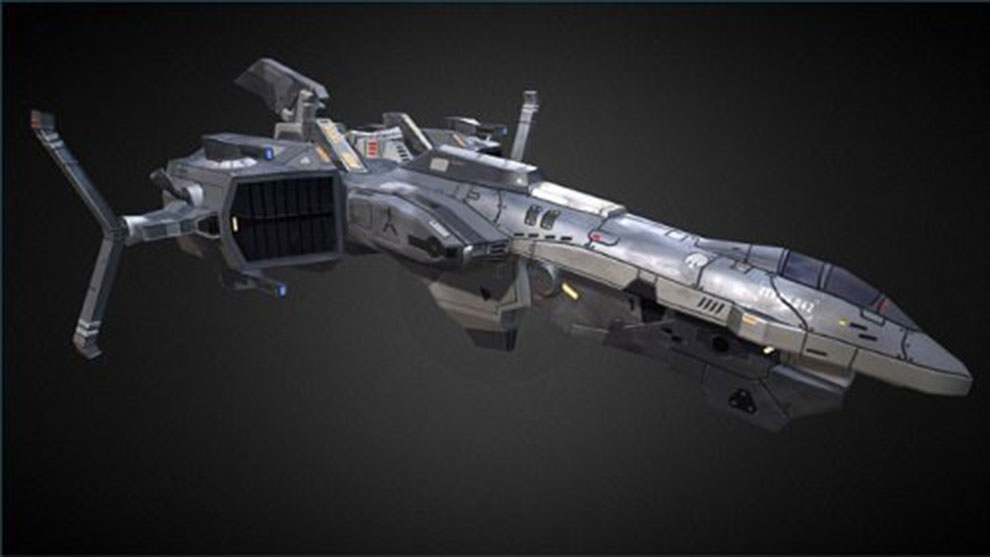 مدل سه بعدی فضاپیما Star Conflict