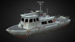 مدل سه بعدی قایق گشت دریایی Swift Patrol Boat