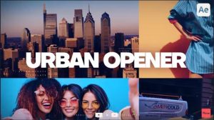 پروژه افترافکت افتتاحیه با نمایش عکس Urban Opener