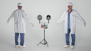 مدل سه بعدی کاراکتر پزشک Male Young Medical Doctor