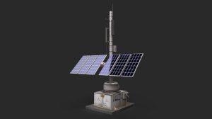 مدل سه بعدی پنل خورشیدی Solar Panel Low Poly