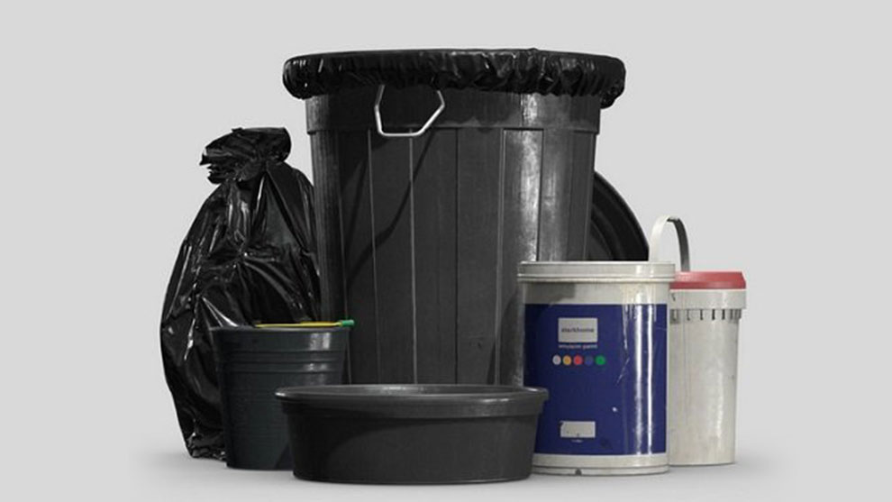 مجموعه مدل سطل و کیسه پلاستیکی Buckets and Plastic Bags