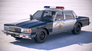 مدل سه بعدی ماشین پلیس کلاسیک Classic Police Car 1978