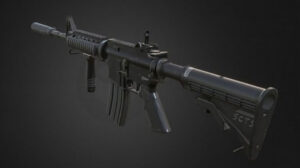 مدل سه بعدی اسلحه Colt M4 Carbine