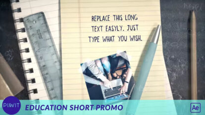 پروژه افترافکت تبلیغاتی علمی آموزشی Education Science Short Promo
