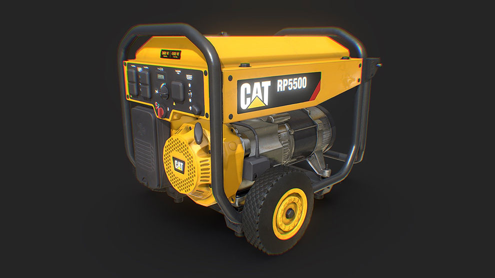 مدل سه بعدی ژنراتور الکتریکی Electric Generator