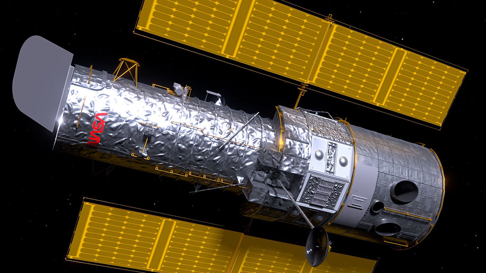 مدل سه بعدی تلسکوپ هابل Hubble Telescope