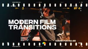 پروژه افترافکت مجموعه ترانزیشن فیلم Film Modern Transitions