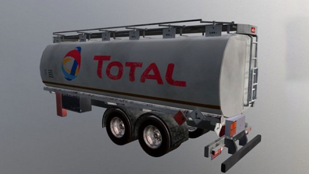 مدل سه بعدی تانکر نفت Petrol Tanker