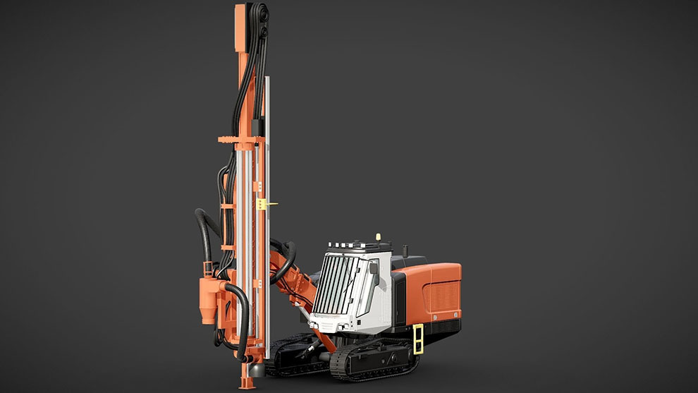 مدل سه بعدی دستگاه دریل زمین Sandvik Pantera DP1500i