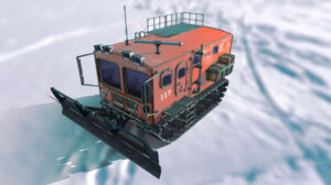 مدل سه بعدی ماشین جستجوگر آنتارکتیک Antarctic Research Truck