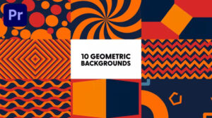 پروژه پریمیر مجموعه زمینه متحرک هندسی Geometric Backgrounds