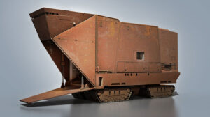 مدل سه بعدی صحرانورد Sandcrawler