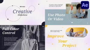 پروژه افترافکت اسلایدشو Stylish Creative Slideshow