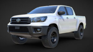 مدل سه بعدی خودرو تویوتا Toyota N80 Hilux Stock