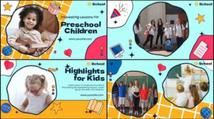 پروژه افترافکت اسلایدشو آموزش کودکان Kids Education Slideshow