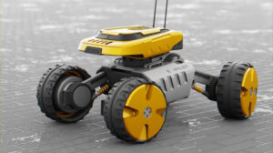 مدل سه بعدی خودرو لندر ماه Moon Lander E-2000