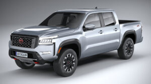 مدل سه بعدی خودرو نیسان Nissan Frontier 2022