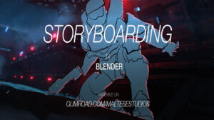 آموزش طراحی استوری بورد در بلندر Storyboarding in Blender