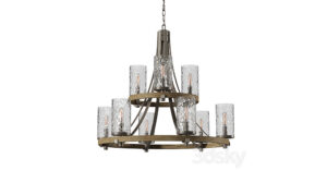 مدل سه بعدی لوستر مدرن Chandelier Feiss Angelo